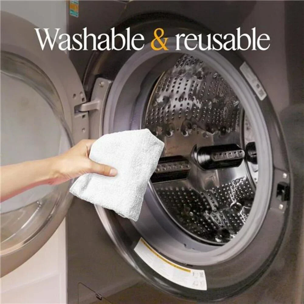 Microfiber Steam Cleaner Cloths Washable Reusable Bonnets Pack of 10